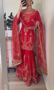 Indian Bollywood Designer Readymade Salwar Kameez Party Wear Wedding Function - Picture 1 of 10