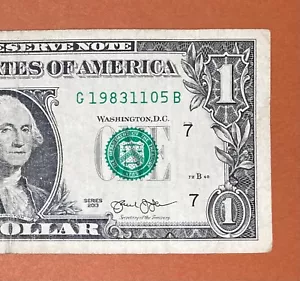 1983 November 5 (G 19831105 B) $1 One Dollar Bill Birthday Note - Picture 1 of 3