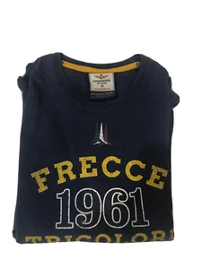 AERONAUTICA MILITARE T-SHIRT UOMO TSHIRT Blu Frecce Tricolori - Foto 1 di 5