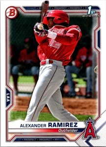 2021 Bowman Prospects Alexander Ramirez Los Angeles Angels #BP-145 - Picture 1 of 2