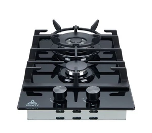 Trinity TRGC302BK 2Burners 30cm Built-in Gas Hob DEFENDI ITALY Burners SYDpickup - Picture 1 of 10