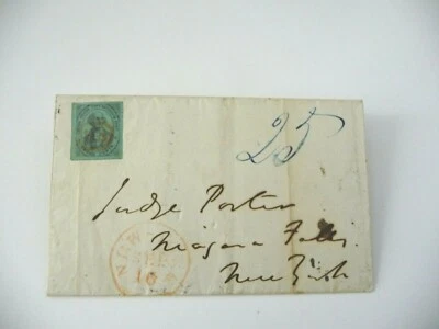 #6LB5b 3¢ City Despatch Post ON Folded Letter  to Niagara Falls Inter City Mail  - Image 1 of 3