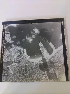 WWII "Restricted" b&w 8x9 Photos (2) US Recon Sqdrn Bombed Cherbourg Fance - Picture 1 of 4