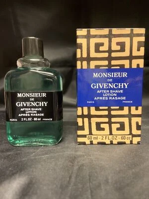 Loção pós-barba Monsieur De Givenchy respingo 2,0 fl oz para homens nova na caixa ref 5425 - Imagem 1 de 4