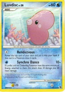 2x (pok-GE-077) Luvdisc (C) Pokemon D&P Great Encounters Card # 77 - Picture 1 of 1