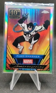 Tarjeta coleccionable Topps 2025 cromada Marvel Anniversaries #MA-9 Flag-Smasher  - Imagen 1 de 2