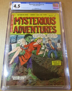 Mysterious Adventures 4 CGC 4.5 Zombie Hulk Gets A Wife ๐งโ1951 AC Hollingsworth - Picture 1 of 8