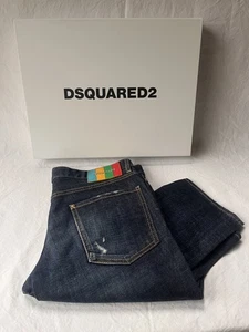 DSQUARED2 Jeans Slim Jean Cool Guy Gr. 48 Blau Cotton+Elastan. Mit Magnet-Karton - Bild 1 von 13