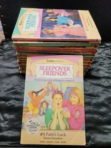 The Sleepover Friends Books 1 - 16 Vintage 1990 Paperback Susan Saunders - Imagen 1 de 19