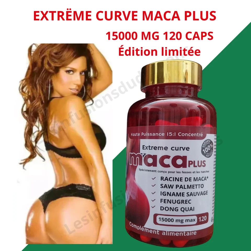 💥 Extreme Curve Maca Plus 15000mg - Curved Buttocks & Hips - 120 Capsules - Image 1 of 4