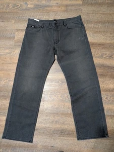 Hugo Boss Gray/Black Stretch Mens Jeans Size 42x30 - Picture 1 of 6