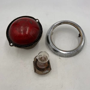 1949 1950 Pontiac right tail light *FOR PARTS OR REPAIR* - RUSTED - Picture 1 of 18