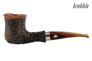 BREBBIA Naif 7013 Rustica Marrone | Handmade Italy | Pfeife Pipe 9mm Filter - Bild 1 von 3