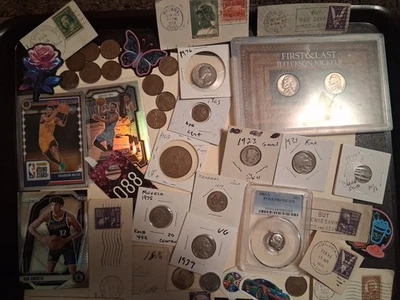 Collectible Junk Drawer Lot 1st &Last Nickel Set 1923 Silver 10c 1983s Pcgs Pr69 - Image 1 of 4