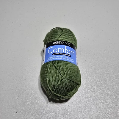 Hilo Berroco Comfort 50 % nailon, 50 % acrílico verde 9761 madeja Worsted 4 Foto 1 de 4