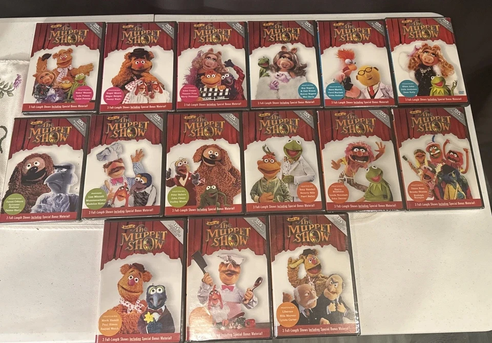 The Muppet Show 25th Anniversary DVD Lot – 15 Titles – 12 Sealed – Jim Henson – - Image 1 of 2