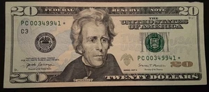 2017 A 20 Dollar Start Note Authentic U.S. Currency Circulated Marker Marking - Picture 1 of 23