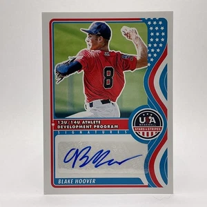 BLAKE HOOVER 2025 Panini Stars & Stripes RC Autograph ADP - Imagen 1 de 2