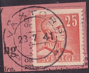 SUECIA SVERIGE TPO MATASELLOS / CANCELAR "VAXTORP" 1941 - Imagen 1 de 1