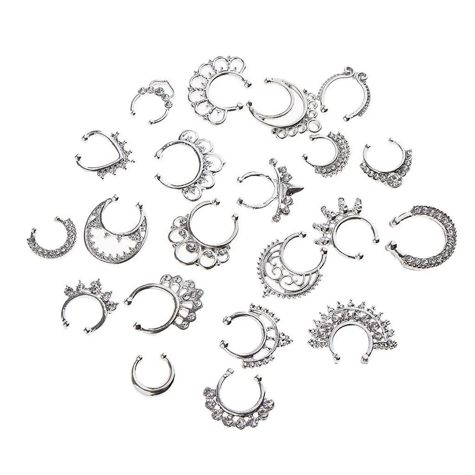 21 Stück Strasssteine, sortiert, nicht für die Nase, Damenschmuck - Bild 1 von 1