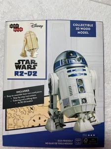 Nuevo Kit Modelo Madera STAR WARS R2D2 3D DISNEY Incredi Construye Edades 12+ - Imagen 1 de 4