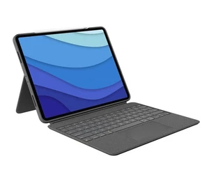 Logitech Combo Touch Tastaturcase Trackpad für iPad Pro 12,9“ (5./6. Gen) Grau - Bild 1 von 3