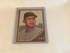 Béisbol 1962 Topps Don Lee #166 casi nuevo - Imagen 1 de 2
