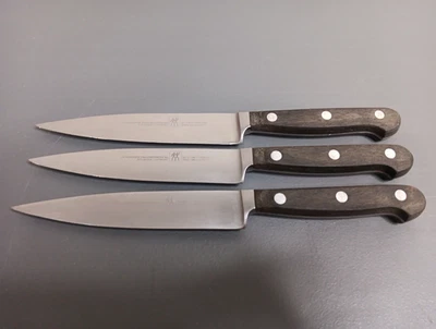 Lote de 3 Zwilling J.A. Facas Henckels No Stain Friodur 31060-140mm 51/4" - Imagem 1 de 4