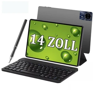 2025 Neu 14 Zoll Tablet Android 16 Tablet 24GB RAM+256GB 8000mAh 4G LTE 2SIM GPS - Bild 1 von 39