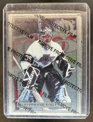 1996-97 Leaf Preferred Stephane Fiset Steel Protective Film #15 Kings - Image 1 of 2