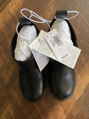 Botín de cuero vegano para bebé y niño pequeño Gap nuevo con etiquetas en negro $49.95 Foto 1 de 2