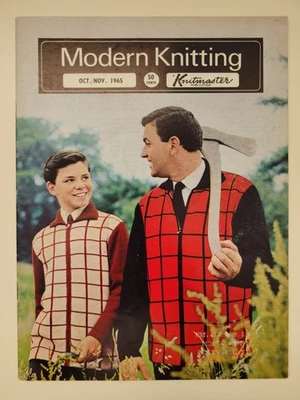 Modern Knitting Magazine – Oct/Nov 1965 - Machine Knitting - Lady Hood Sweater - Image 1 of 4
