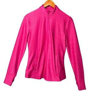 Tommy Bahama Damen 1/2 Zip Pullover Jacke Hot Pink Gr. S Golf Tennis Pickleball - Bild 1 von 8