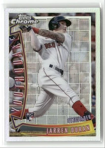 2022 Topps Chrome Sonic YouthQuake Jarren Duran RC #YQ-10 Red Sox Rookie OF - Picture 1 of 2