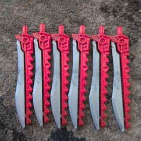 LEGO MINDSTORMS EV3 31313 Sword Weapon 98586 HTF Saw Blade Rare Lot of 6 Pieces 