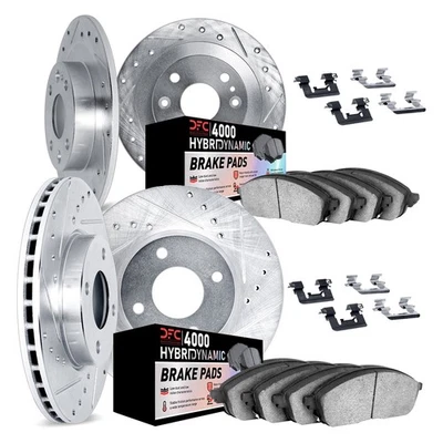 For Audi 90 Quattro 88-89 Brake Kit DFC Drilled & Slotted Front & Rear Brake Kit - Image 1 of 4