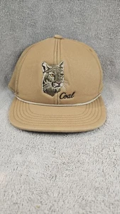 Kohle Kopfbedeckung einfarbig hellbraun mit Seil, Snapback Puma Design Hut KOSTENLOSER VERSAND  - Bild 1 von 7