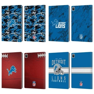 OFFICIAL NFL DETROIT LIONS GRAPHICS LEATHER BOOK CASE FOR APPLE iPAD - Picture 1 of 10