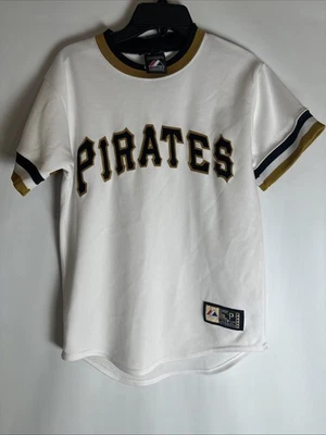 Camiseta De Colección Piratas de Pittsburgh Juvenil Talla Mediana Majestuosa Mercancía Genuina Foto 1 de 4