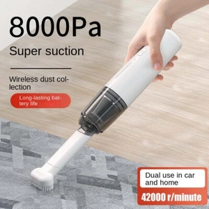 Mini Wireless Car Handheld Vacuum Cleaner Portable Dust Collector Rechargeable - Picture 1 of 12
