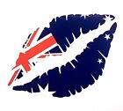AUSTRALIEN FLAGGE Lippen 12,5 cm Autoaufkleber iPhone iPad Wandkunst Australien V8 MG AUS