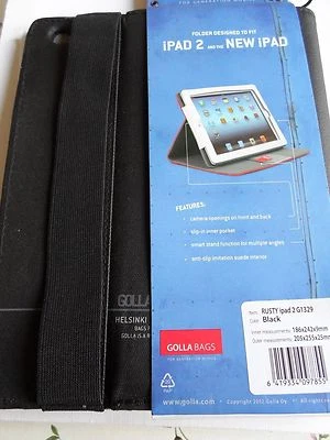 nuevo estuche golla ipad 2 negro oxidado muy bonito artículo,, Foto 1 de 4