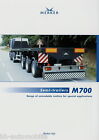 Merker Semi Trailer M700 Prospekt GB 2002 brochure Sattelauflieger LKW catalog