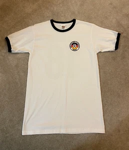 Retro Deutschland Fußball T-Shirt WM Klinsmann Nummer 18 Top Gr. S weiß - Bild 1 von 9