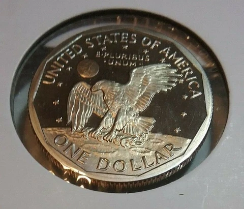 1979 Susan B Anthony S Dollar - Proof - Type 2 Cover