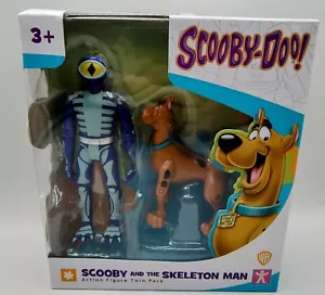 NUEVO Paquete de figuras gemelas Scooby Doo - Scooby y el hombre esqueleto - Imagen 1 de 8