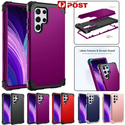 For Samsung S25 S24 FE S23 S22 S20+ Ultra Case Armor Heavy Duty Shockproof Cover - image 1 of 4