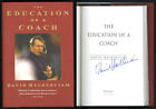 David Halberstam SIGNÉ AUTOGRAPHE The Education of a Coach HC Bill Belichick