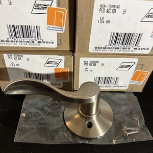 Schlage F170-ACC-LH Acento Zurdo Sin Girar Un Lado Níquel Satinado Nuevo en Caja - Imagen 1 de 1