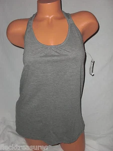 Camiseta sin mangas Nollie para mujer S ajuste fluido espalda corredor gris jaspeado Pacsun - Imagen 1 de 4